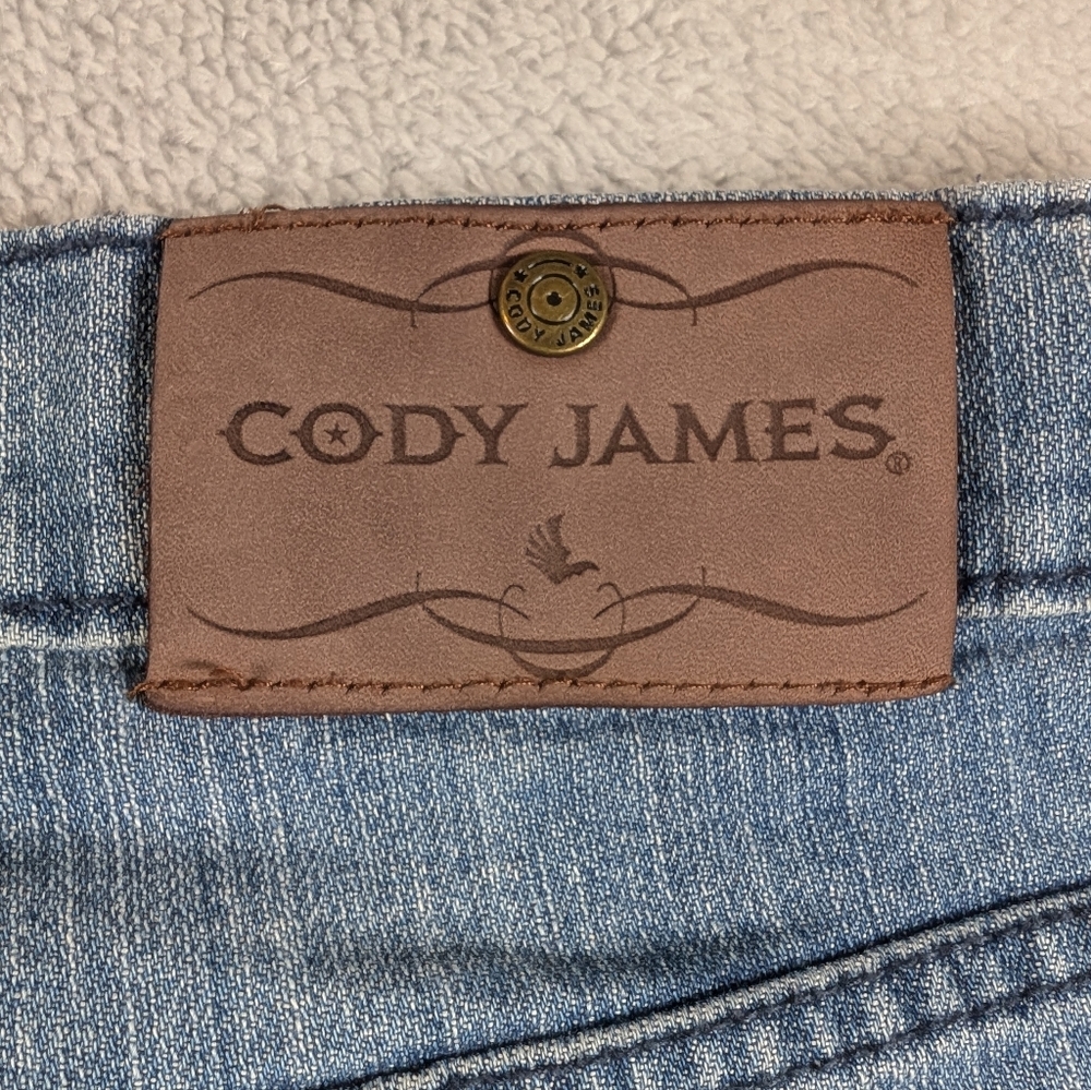 Cody James Jeans Mens 32x34 Straight Leg Light Wash Western Denim - Picture 12 of 12
